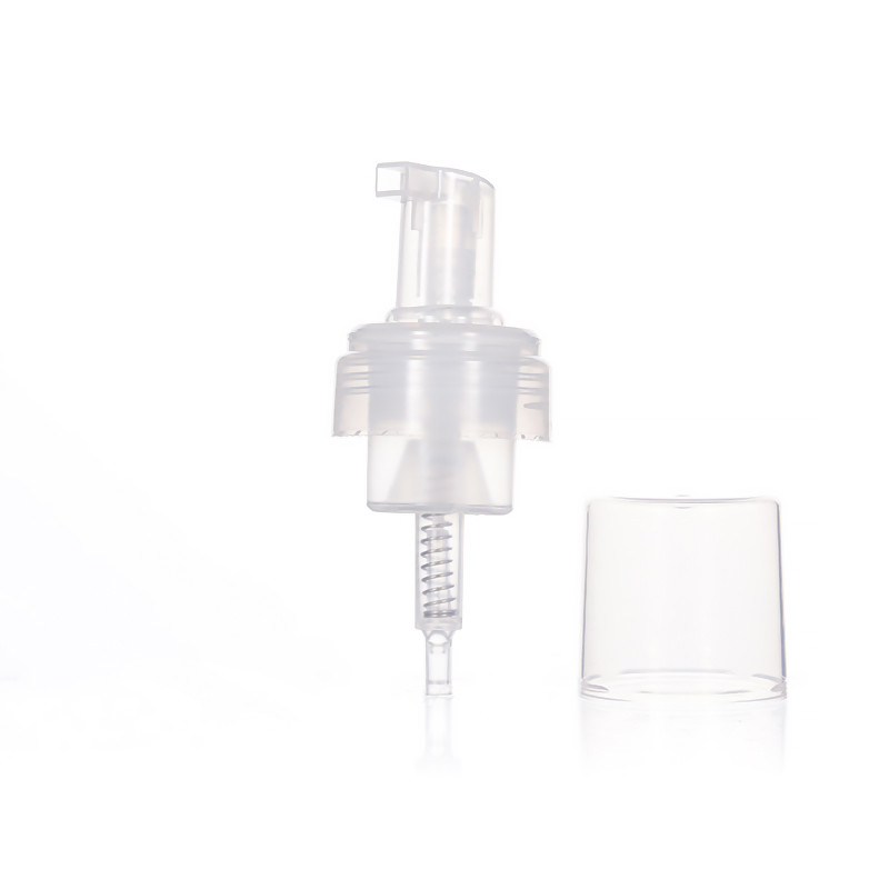 Pompe à mousse de nettoyage du visage de 42 mm Dispensateur en plastique blanc Pompe à lotion PP pour bouteille