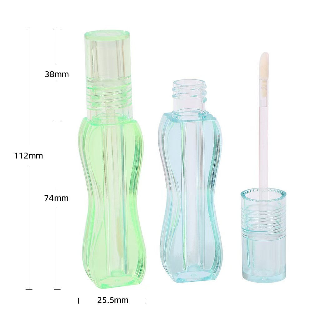 Fabrique 4g tube de rouge à lèvres à bouche ronde vide avec fermeture à vis de joint en caoutchouc tube de baume à lèvres en plastique pour emballage de récipient cosmétique