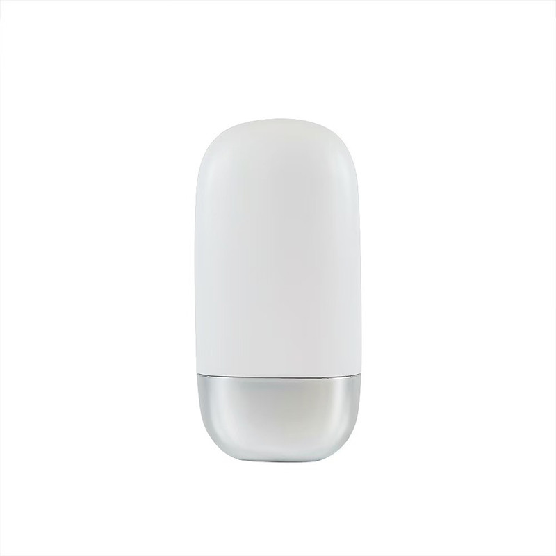 50g Ovale Luxe Rose Crème Applicateur Crème Bouteilles de crème solaire avec couvercle doré