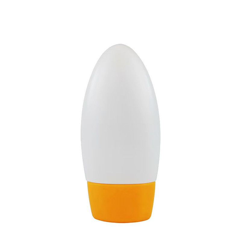 Impression personnalisée fournie gratuitement 30 ml 50 ml Fondation de crème solaire sérum lotion Bouteille en plastique compressable inversée