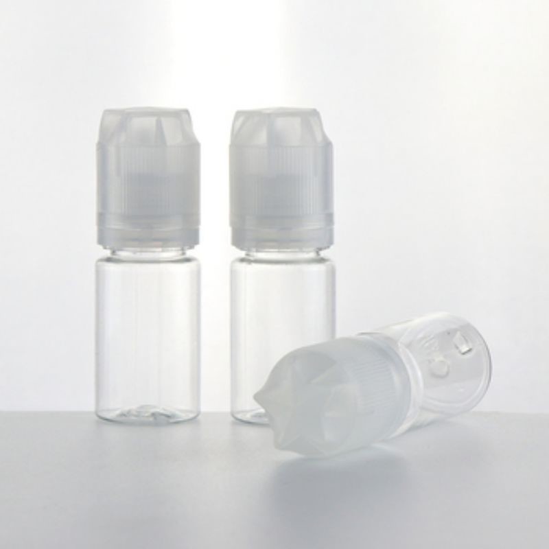 Bouteille de gouttelette d'huile de fumée en plastique de 30 ml avec une pointe mince et un capuchon anti-enfants
