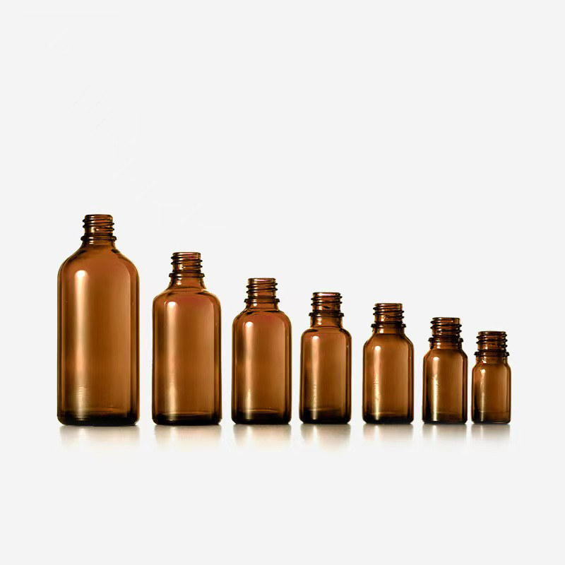 Bouteille d' huile essentielle brune transparente 5ml 10ml 15ml 20ml 30ml 50ml 100ml pour l' aromathérapie