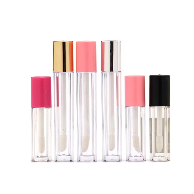 3G Bouche creuse à lèvres vide Fermeture de tube de rouge à lèvres en plastique pour récipient cosmétique