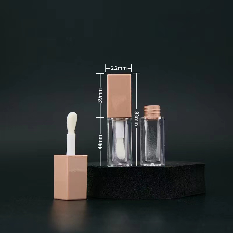 Tubes PET transparents et mignons pour le rouge à lèvres et le mascara
