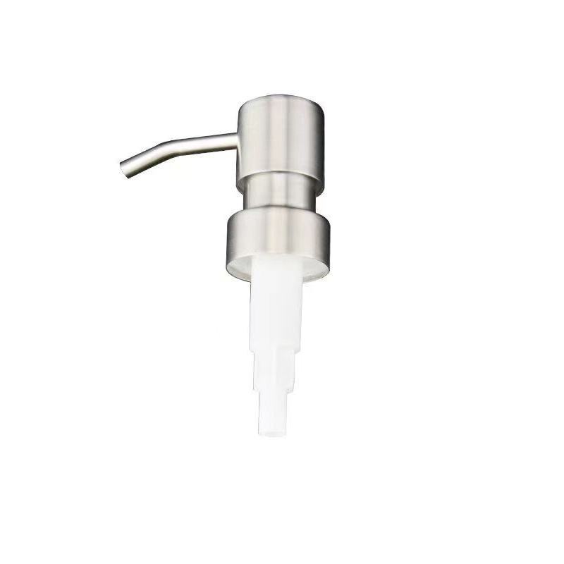 Pompes à lotion en acier inoxydable de luxe de 28 mm
