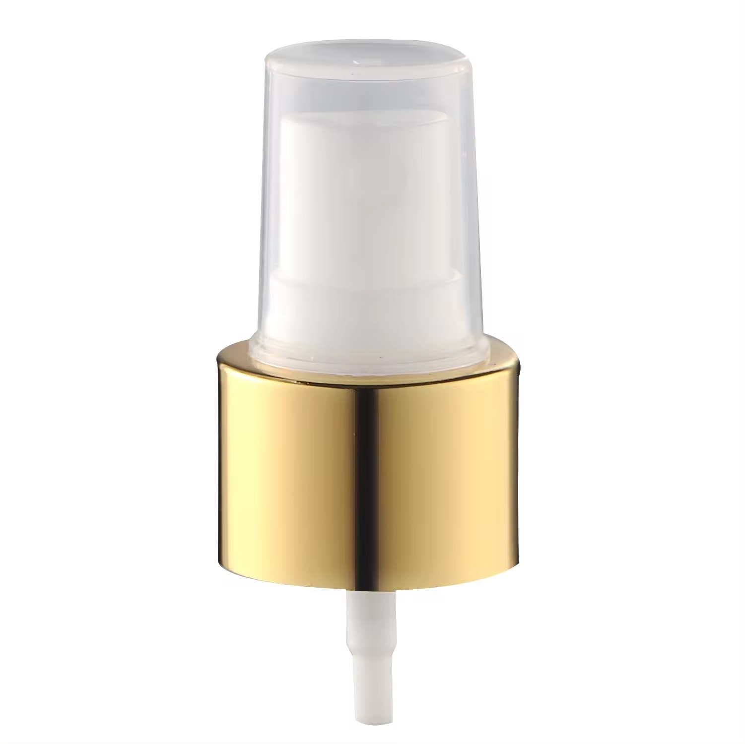 18 mm 20 mm Luxury Gold Metal Aluminium Anodisé Pompe à pulvérisation de brouillard fin Pulvérisateur à demi ou plein capuchon