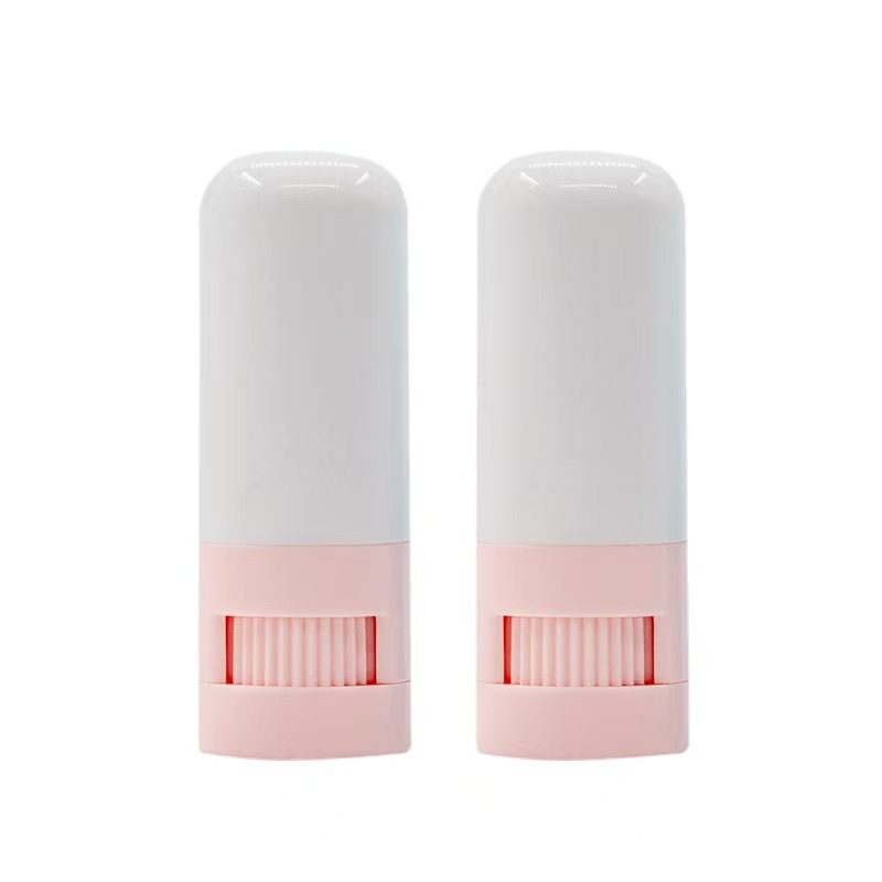 10g de bouteille de rouge à lèvres vide, déodorant, baume à lèvres à rotation supérieure, récipient d'emballage en plastique cosmétique réutilisable