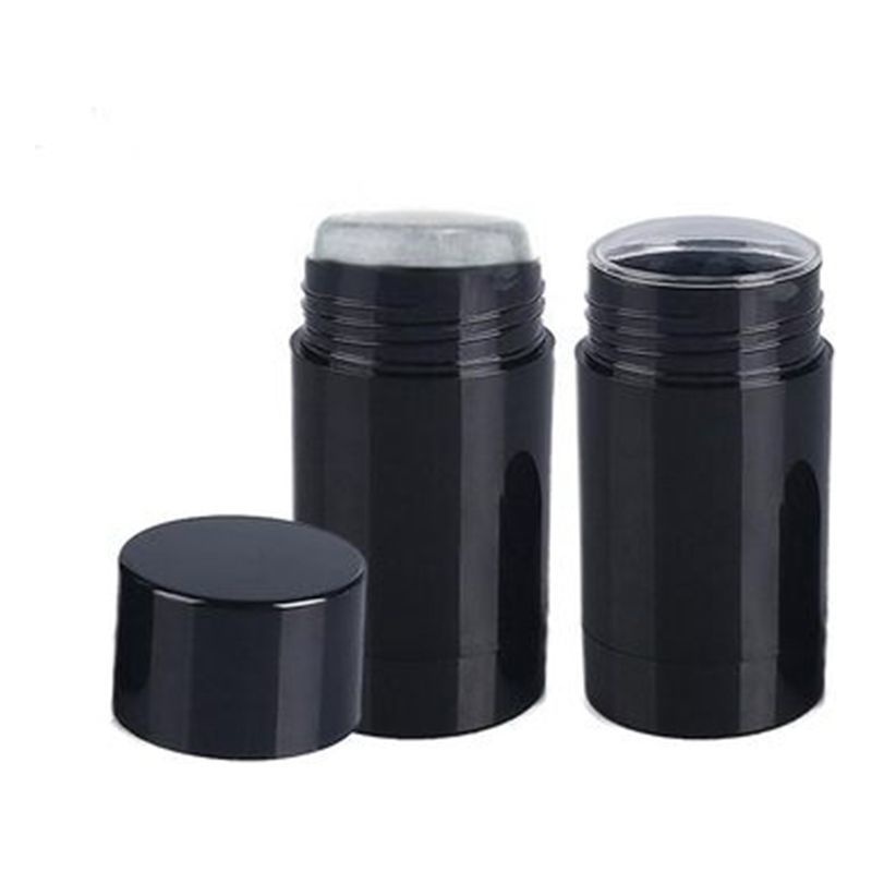 Bouteille de stick de blush vide de haute qualité personnalisée de 10g, stick de baume déodorant, rotation supérieure, emballage cosmétique en plastique réutilisable