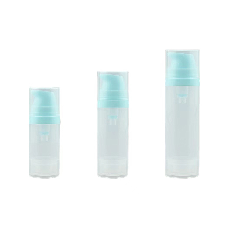 Support personnalisé Flacon pompe airless en plastique 5ml 10ml 15ml utilisé pour l'emballage de soins de la peau