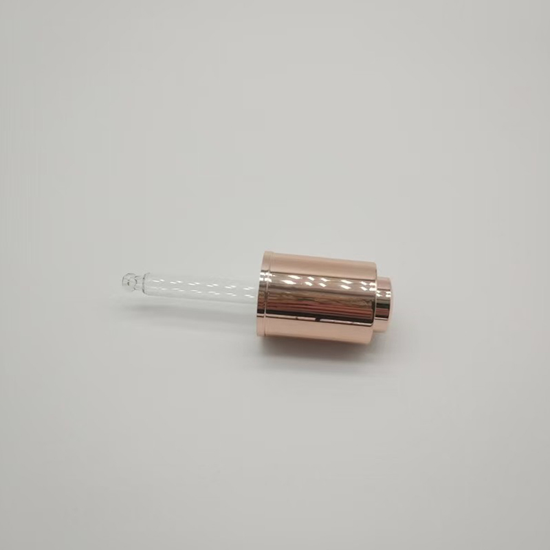 Compte-gouttes en plastique de type pression de 18 mm et 24 mm de couleur personnalisée pour flacon d'huile essentielle