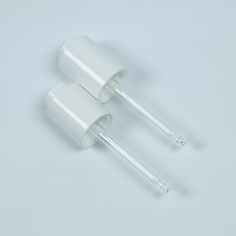 Pipette en plastique/autocollant/en relief 18 mm 24 mm en verre et plastique, type compte-gouttes à pression