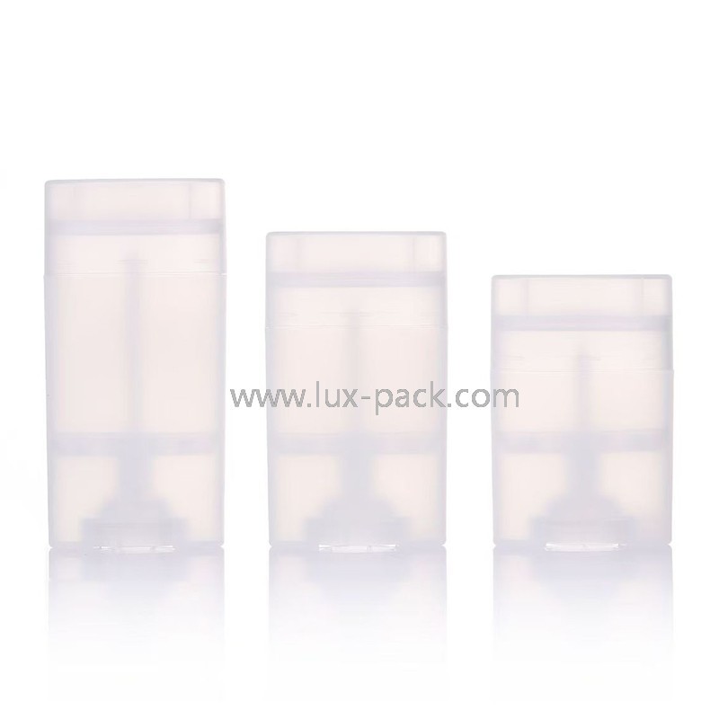 Récipient pour stick déodorant PP, type vis, 35g, 50g, 75g, utilisé pour l'emballage de produits de soins personnels