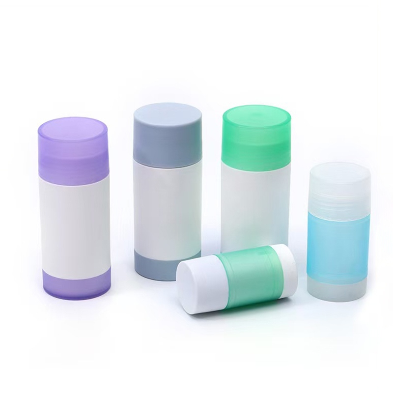 Conception tournante 30g 50g 75g 100g PP Container à double coque pour le corps de parfum de déodorant