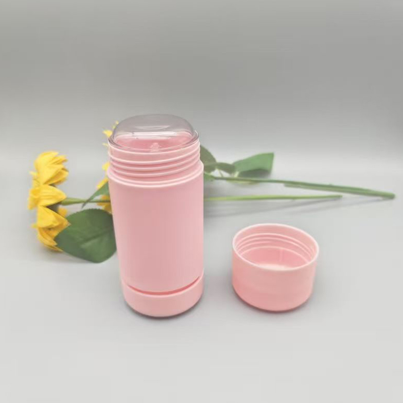 Bâton pivotant inférieur avec ressort, flacon de baume, tube de cosmétique, fard à joues, emballage en plastique, conteneur réutilisable