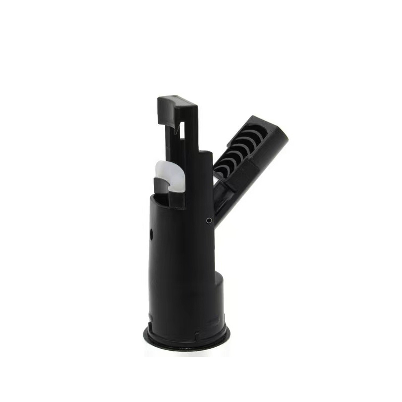 Bouteille de mascara à double extrémité transparente Bouteille de cils avec pinceau personnalisé