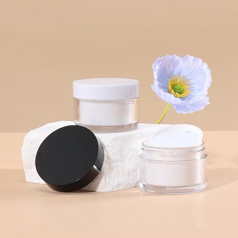 Customize Color 15g 30g 50g AS Plastic Cream Jar For Personal Care