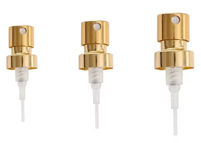 Pompe de pulvérisation fine en aluminium 15MM 20MM utilisée pour flacon en verre et flacon en plastique de parfums