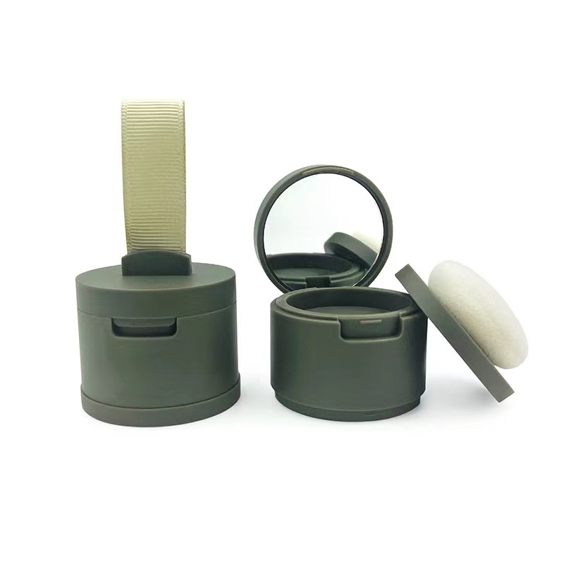 4g 10g Powder Bottle Hairline Powder Bottle for Hair Growth Powder with Mirror and Puff
