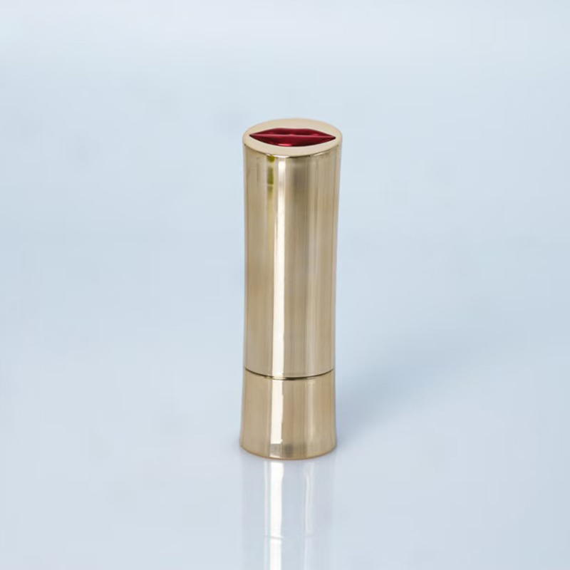 3.5g rouge à lèvres Cosmétique Emballage en plastique Logo personnalisé Or vide Tubes de rouge à lèvres minces Bouteille de baume à lèvres