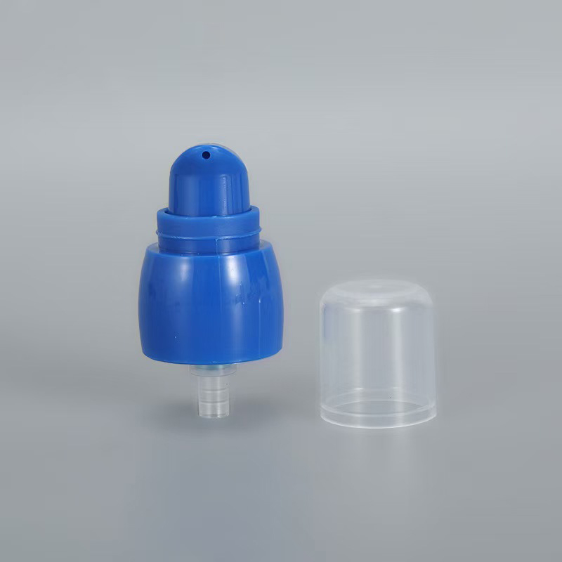Wonderful Spray Efficiency 18/410 PP Cream Dispenser Pump with Half Over Cap Support Any Colors Used for Cosmetic Package