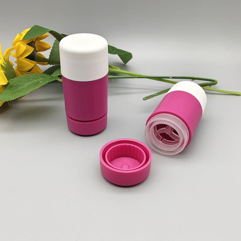 15g 30g 50g 75g PP Mat Deux Tons Tube à Visser Vide Rotatif en Plastique pour Déodorant