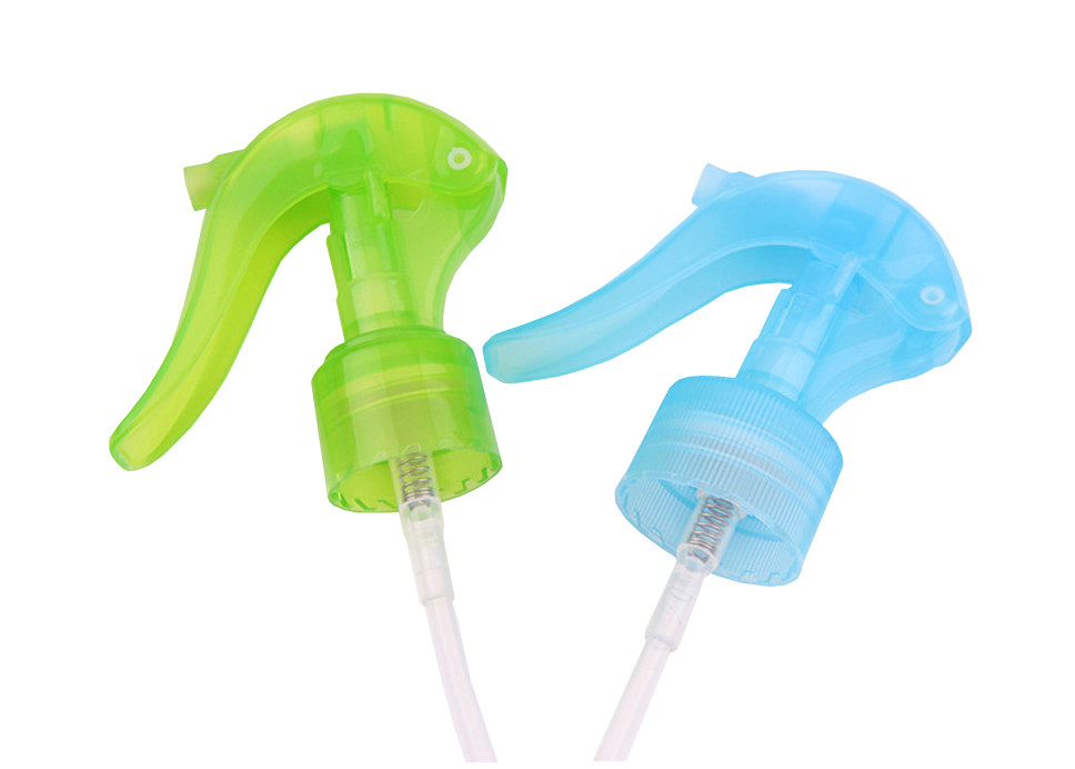 À nervures et longueur de tube adaptées aux besoins du client petit couleur de déclencheur de main par pulvérisateur