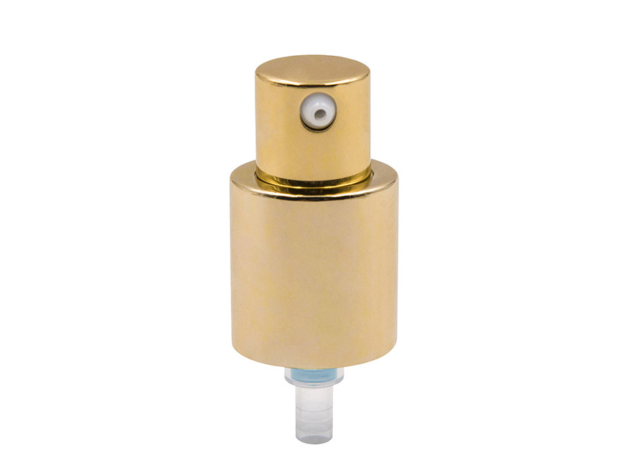 Distributeur cosmétique de pompe de traitement d'or de pompe de flaque en plastique non