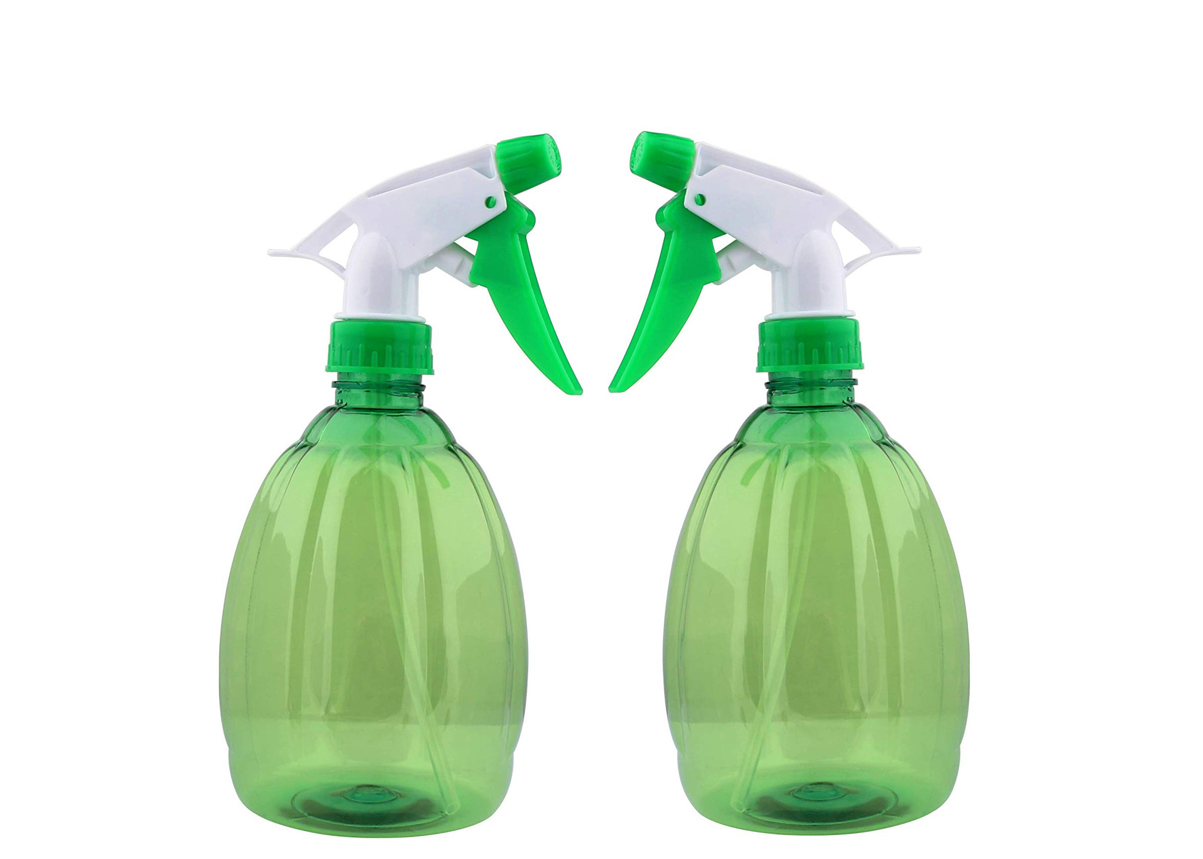 Le jet en plastique vert de déclencheur met l'arrosage en bouteille d'usine de jardin de ménage