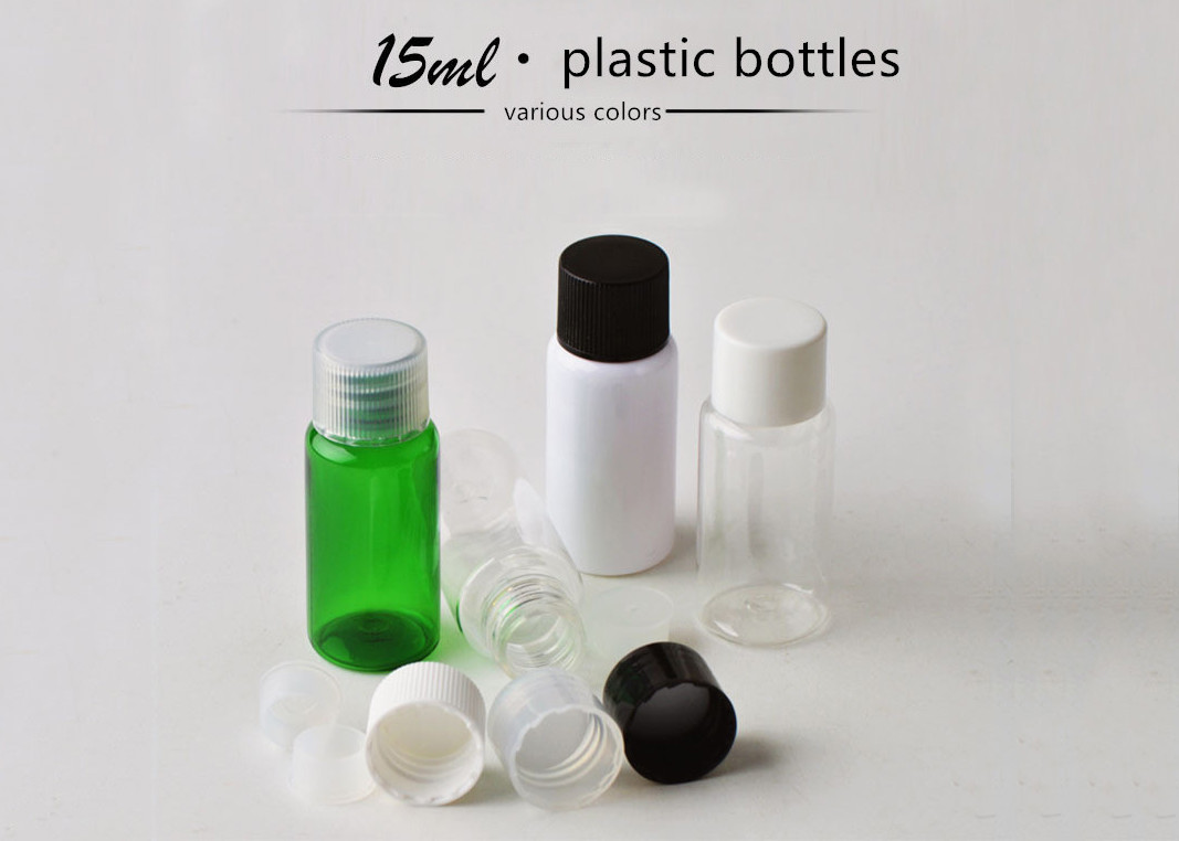 Le cosmétique en plastique de forme plate ronde vide met l'ANIMAL FAMILIER en bouteille pp matériel pour des produits de soin personnel