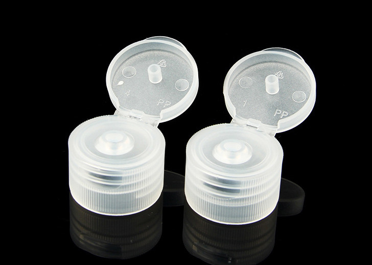 Petites capsules cosmétiques, couvercles en plastique clairs de bouteille Forsted 18/410 20/410